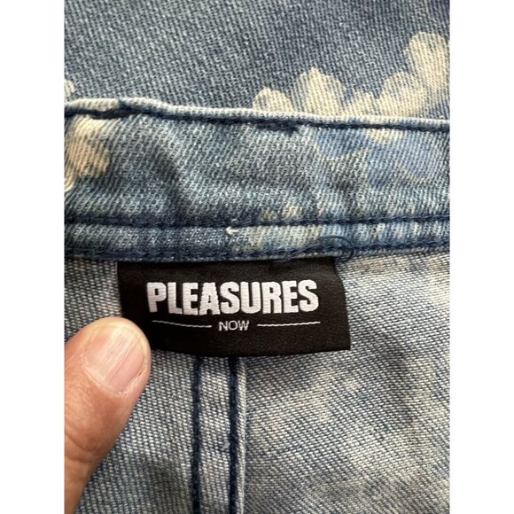 Pleasures Garden Denim Cargo Pants in Indigo - Picture 5 of 6